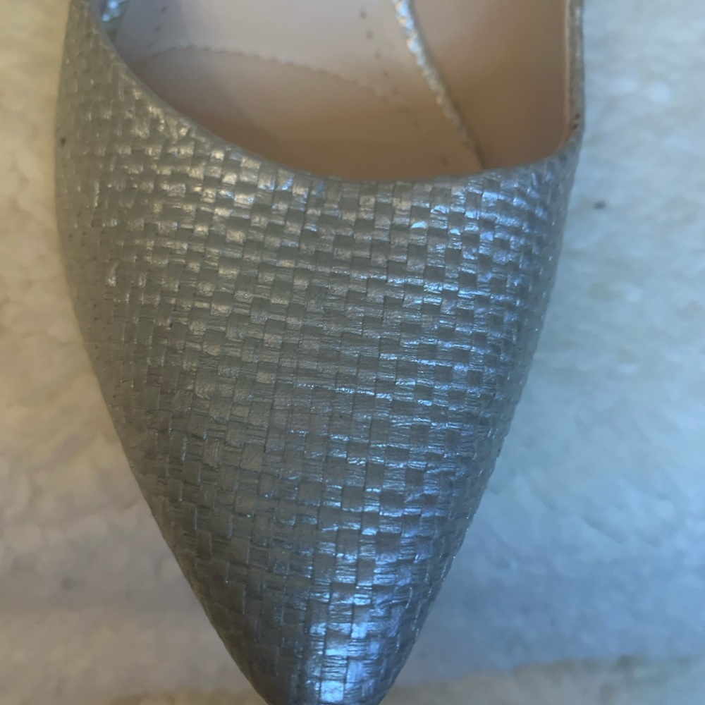 Bcbgeneration Shimmering Silver Heels - image 8